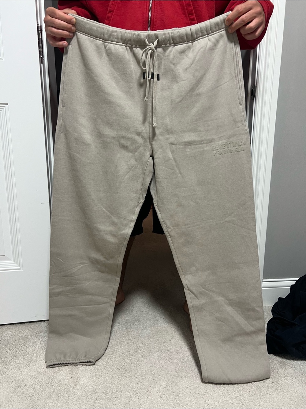 Essentials Men’s Sandstone Drawstring Joggers